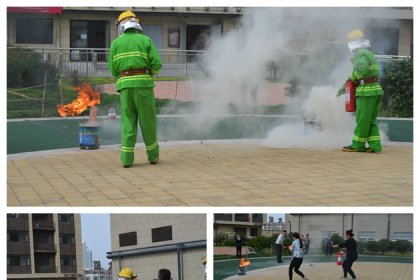Strengthening fire fighting drills and improving fire emergency capability