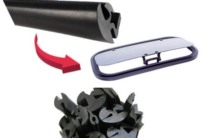 Car sunroof strip is from EPDM automotive rubber extrusion profiles